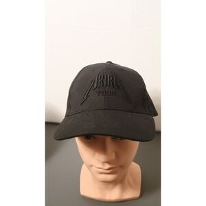 Akira Tour Baseball Cap Mens OS Black Excellent Embroidered Tonal Logo Hat